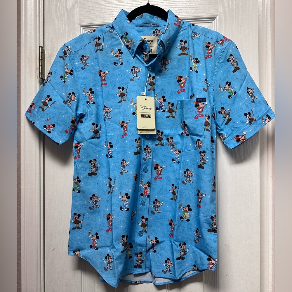 Disney Parks RSVLTS Magic Kingdom Mickey Mouse Shirt Men’s small